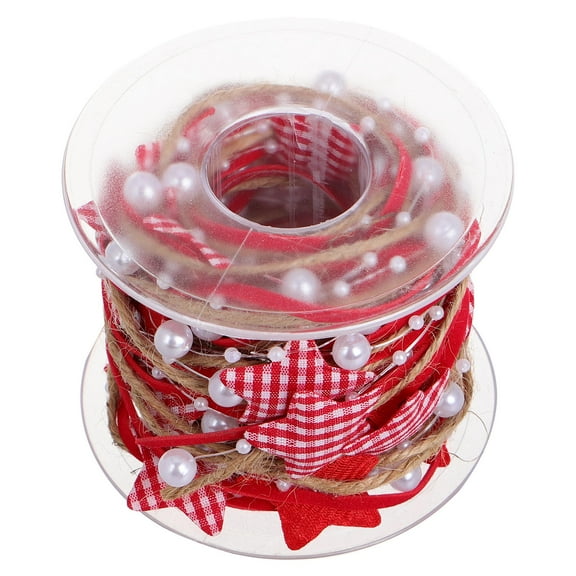 KONTONTY Festive Ribbon 197x1.2x0.4in For Christmas And DIY Crafts With Assorted Color Options