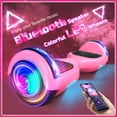 thumbnail image 4 of LENOGE Bluetooth Hoverboard, 6.5" 300W Powerful Motor Hover Board with LED Lights, 6-10MPH Max Speed Self Balancing Electric Scooter, 4 of 7