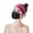 Hot Pink, variant on VJGBEGW Women Elastic Button Turban Head Wrap Breathable Non Slip Sweat Resistant Yoga Workout Hair Band Purple
