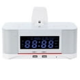 thumbnail image 3 of Reloj despertador de cabecera, reloj despertador inalámbrico Bluetooth altavoz estéreo accesorio para el hogar elaborado con cuidado, 3 of 8