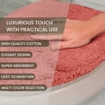 thumbnail image 5 of HOME WEAVERS Waterford Collection Cotton Toilet Lid Cover, 18" x 18", Coral, 5 of 9