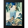 thumbnail image 2 of Hokusai, Katsushika 14x18 Black Modern Framed Museum Art Print Titled - Yoro Waterfall in Mino Province, 2 of 5