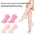 thumbnail image 2 of 1 Pair Protective Foot Covers Silicone Waterproof Crack Resistant Softened Calluses Keratinized Foot Sleeves Beach Socks Anti-Dry Cracking Foot Film Protectors, 2 of 7