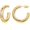 30mm Gold, variant on Chunky Hoop Earrings for Women 14K Gold Plated, 925 Sterling Silver Post Hoops for Women