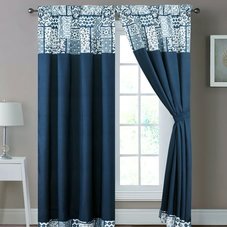 4 Pc Parker Vintage Patchwork Floral Medallion Paisley Scroll