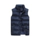 thumbnail image 2 of Chaleco informal de cuello de algodón de plumón de invierno para hombre, chaleco grueso de talla grande, chaleco para hombre, 2 of 5