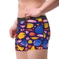 thumbnail image 2 of Pofeuu Cute Flat Hand Drawn Fishes Print Men’s Boxer Briefs, Moisture-Wicking Underwear, Regular,Trunk-X-Large, 2 of 5