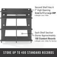 thumbnail image 5 of Soho Record Storage Console Black - Turntable Stand, 5 of 11