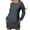Dark Gray, variant on WJHWSX Dresses for Women,Womens Fall Dresses,Casual Dresses for Women,Long Sleeve,Crew Neck,Soft,Solid,S(US:4)