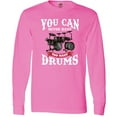 thumbnail image 3 of Inktastic Drummer Funny Too Many Drums Music Joke Long Sleeve T-Shirt, 3 of 5