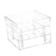 thumbnail image 1 of Caja de flores de acrílico transparente perfecl organizador de maquillaje 16 hoyos, 1 of 8