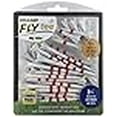 thumbnail image 3 of Champ 86504 Zarma Flytee My Hite Pack Combo 3-1/4 Pouces Blanc avec Rayures Rouges T-Shirts de Golf, 3 of 4