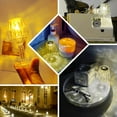 thumbnail image 5 of Efavormart 6 Pack | 4.5" Warm White Clear Crystal Mini Acrylic LED Desk Lamps, Decorative Accent Night Lights, 5 of 11