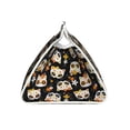 thumbnail image 4 of Picia Cat Skulls and Flowers Pattern Long Tissue Box Cover,PVC Leather Triangle Holder,Tissue Box Holder with Magnetic Bottom,Facial Paper Organizer Dispenser-7.9"X4.9"X4.5", 4 of 9