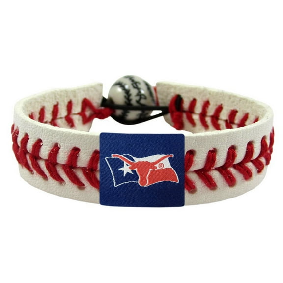 Texas Longhorns Texas Flag Classic Baseball Bracelet