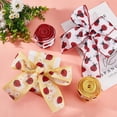 thumbnail image 7 of 12 Yards 2 Patterns Ladybug Ribbon Wired 2.5 Inch Width Burlap Insect Theme Craft Ribbons Spring Summer Flower Fabric Grosgrain Flat DIY, 7 of 7