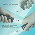 thumbnail image 5 of Myvit Ceramic Knives Set for Kitchen,5Pcs Paring Knifes with Cover, 6" Serrated,6",5",4",3" in Gray,a Peeler, 5 of 5