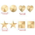 thumbnail image 3 of 1Pair Women Reusable Self-Adhesive Pasties Nipple Covers Metal Breast Petals for Festivals,Raves,Party Lingerie Gifts, 3 of 9