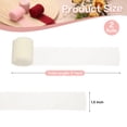 thumbnail image 2 of Uxcell 2 Rollos de Cinta de Gasa, Cinta de Flecos Hecha a Mano de 1.5 Pulgadas x 5 Yardas para Envolver Ramo de Flores Decoración de Bodas Artesanías DIY Color Blanco Crema, 2 of 5