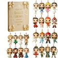 thumbnail image 3 of 24pcs 2026 Classic Ballet Show Advent Calendar - 24-Day Holiday Countdown Calendar With Prints, Durable Paper Daily Decor for Home Living Room, Study & Festive Seasonal Displays, 10.24*7.09in, Green, 3 of 3