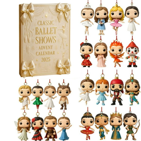 REZUOFI 3 Pcs Calendrier Vitrine Classique 2025 / Décoration Murale d'Art de Performance de Danse / Cadeau pour la Maison et le Bureau pour Passionnés / Impressions de Qualité Supérieure / Présentation Quotidienne Inspirante