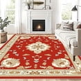 thumbnail image 4 of 5'x7' room carpet bedroom non slip carpet pad gothic area rug pure cozy area rug retro area rug, 4 of 10