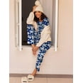 thumbnail image 2 of Ekouaer 2 Pack Women's Pajama Set Long Sleeve Top with Jogger Pants Lounge Sets Sleepwear Loungewear with Pockets, 2 of 6