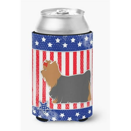 

USA Patriotic Yorkshire Terrier Yorkie Can or Bottle Hugger