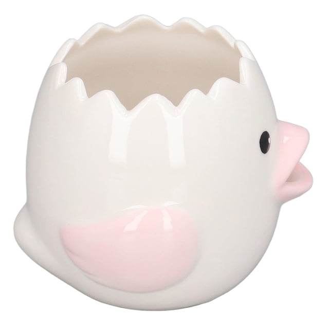 Egg Separator Ceramic Quick Separation for Easy and Efficient Egg White and Yolk Separation Hand Painted Cute Chick Shape Large Capacity