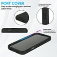 thumbnail image 5 of Thousandgear Compatible with iPhone 16 Pro 6.3" Heavy Duty Built in Screen Defender Phone Case, with Belt-Clip Holster Pro Black, 5 of 7