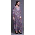 thumbnail image 3 of Bimba Bird Ladies Kaftan Holiday Loungewear Maxi Dress Beach Coverup-S-L, 3 of 5