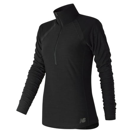 New Balance Women's Anticipate Half Zip Black
