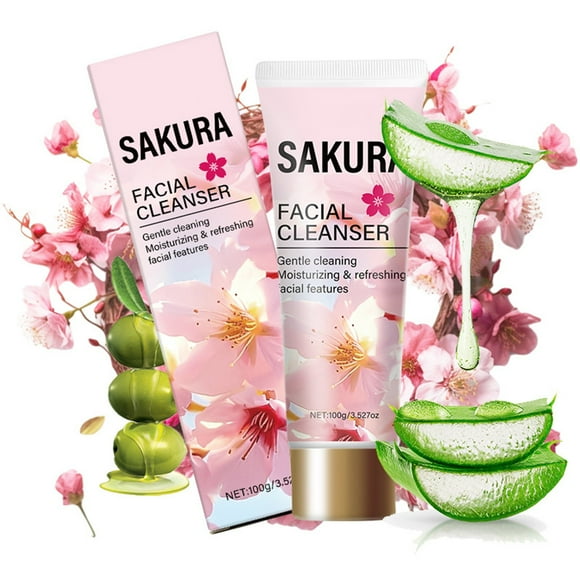 Facial Cleanser - Facial Cleanser Deep Cleans Shrinks Pores Gently Oil Clears The Skin, Facial Cleanser, Easter Makeup,Mother'S Day Gifts, Facial Cleanser for Sensitive Skin, Hydrating Face