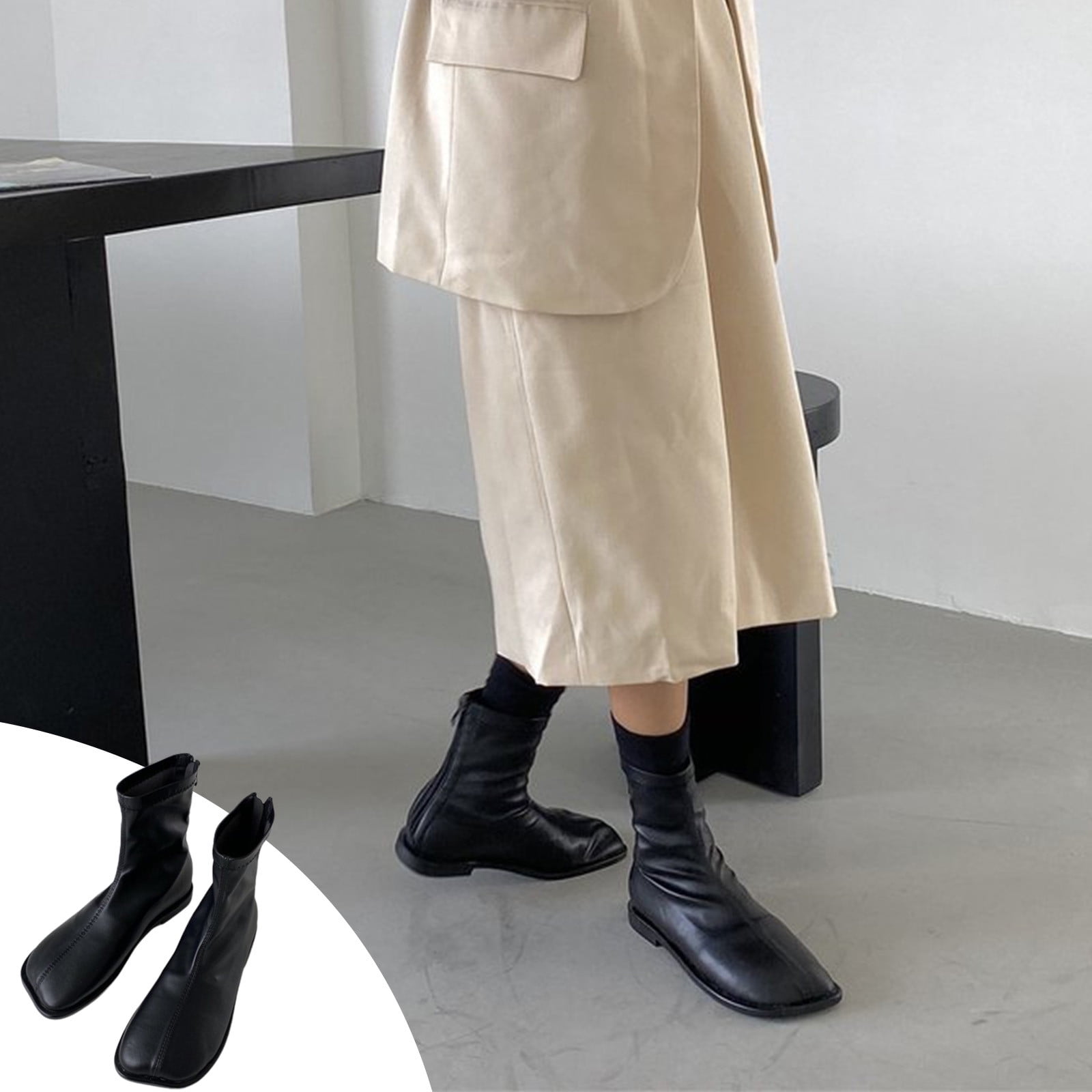Cameland Short Boots For Women, Fall And Winter Single Boots, New Flat ...