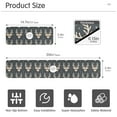 thumbnail image 3 of Faucet Mat for Kitchen Sink 30'' Sink Splash Guard Mat Super Absorbent Fast Drying Drain Pad Sleep Cute Deer, 3 of 9