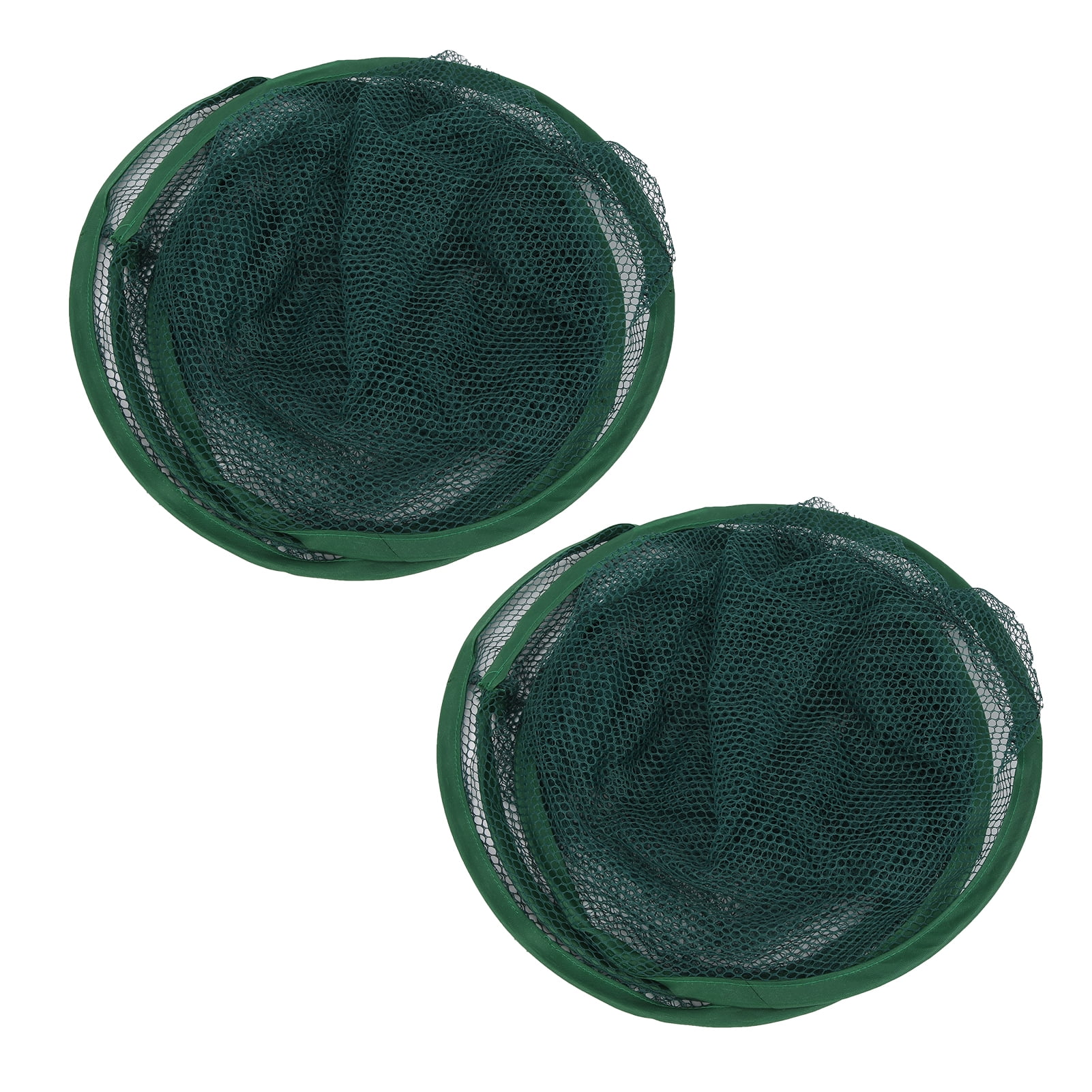 circular net for fishing Lee Fisher Two Rings Crab with Float: Lee Fisher Two Rings Crab Net with Float Zinc galvanized steel construction prevents rust on upper and lower rings. Foldable Round Fishing net, Open