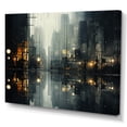 thumbnail image 2 of Designart "Mirage of Urban Skyscrapers III" Architecture Wall Decor, 2 of 5