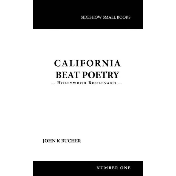 California Beat Poetry: Hollywood Boulevard (Paperback)