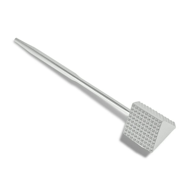 Martillo para ablandar carne Unique Bargains, aplanador de carne de tres lados de aleación de aluminio, herramienta para ablandar carne de res, pollo y bistec