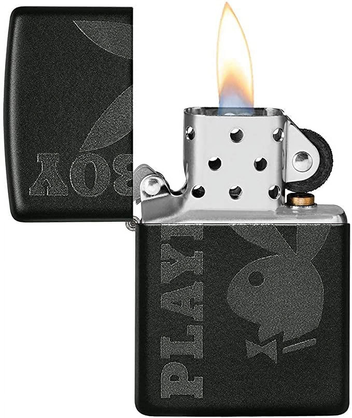 Zippo Playboy Black Matte Windproof lighter 49342