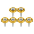thumbnail image 1 of Unique Bargains 6 Pcs Finishing Countersunk Fender Bumper Washers Engine Bay Fastener Kit for Motorcycle Gold Tone, 1 of 7