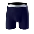 thumbnail image 4 of Men's Boxer Underwear Large Size Comfortable Solid Long,1-Pack., 4 of 5