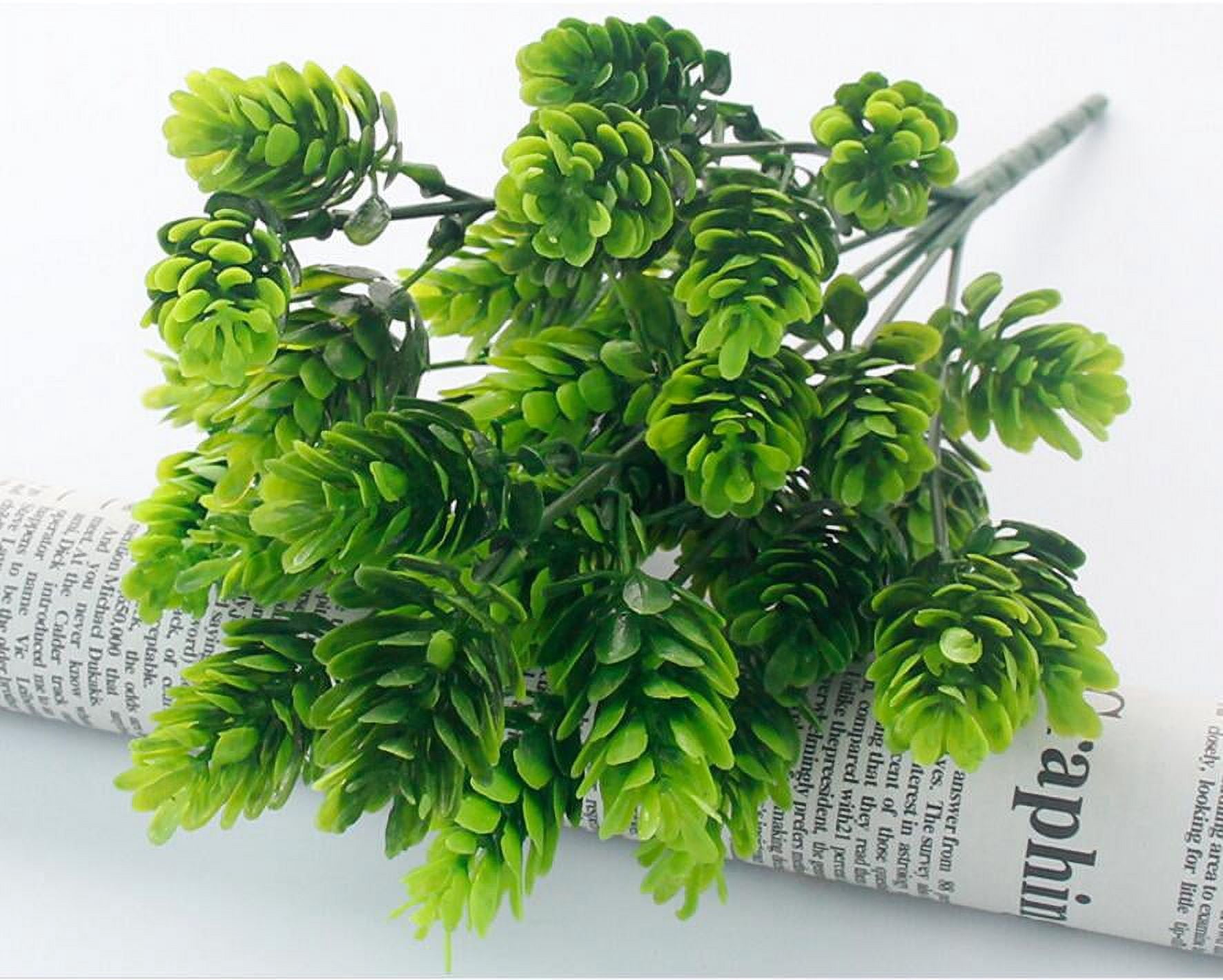 K-Cliffs 5 Pcs Multi-color Assorted Flocking Artificial Flowers Bouquets, Arrangement, Unpotted, In/Outdoor