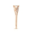 thumbnail image 3 of ANGARA Natural 0.11 Ct. Diamond Fashion Ring in 14K Rose Gold for Women (Ring Size: 11.5), 3 of 10