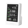 thumbnail image 1 of CO2 Meter Formaldehyde Detector Temperature Humidity Meter Air Quality Monitor Semiconductor, 1 of 7