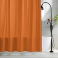 thumbnail image 2 of Orange Waterproof Shower Curtain, 72"x72" Washable Polyester Fabric Shower Curtains for Bathroom, Pure Orange Decorative Bathtub Curtain Sets with Hooks, 2 of 9