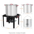 thumbnail image 6 of Garvee 60-Quart Seafood Boil Pot and Burner Kit, Aluminum Stock Pot with Strainer Basket for Crawfish Crab, 6 of 7