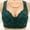 Green, variant on TEVEQ 3Pc Front Closure Bras for Older Women Front Snap Closure Padded Bra for Older Senior Women, No Underwire Full Coverage Comfortable Bra Everyday Seamless Bras Thin Laceless Breathability Underw