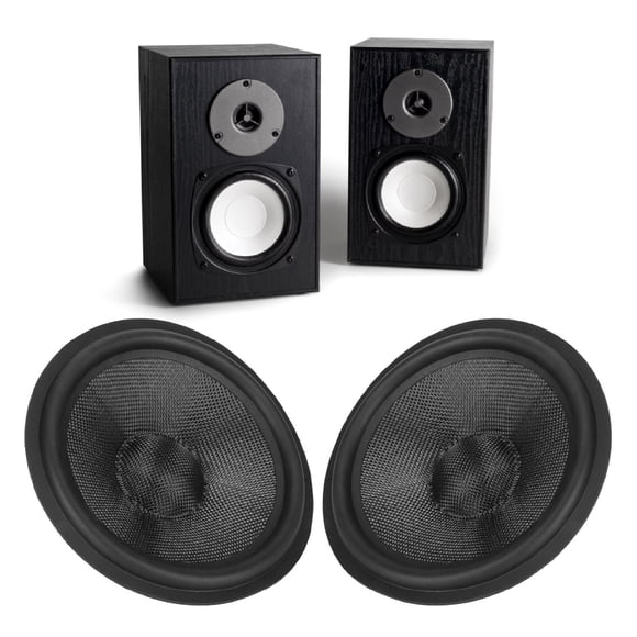 Papel De Tambor De Conos De Subwoofer, Borde Redondo Sellado, Diámetro Interior De 1,4 Pulgadas, Papel De Profundidad De 1,5 Pulgadas, Papel De Tambor De Altavoz Para Altavoz De 8