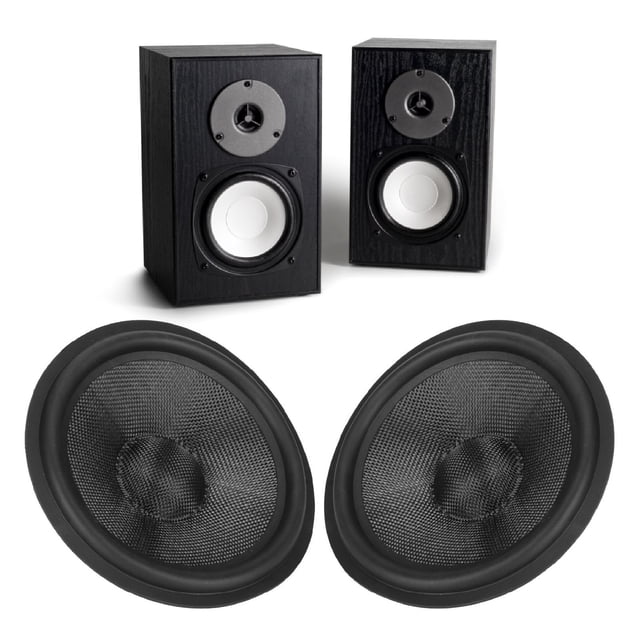 Papel De Tambor De Conos De Subwoofer, Borde Redondo Sellado, Diámetro Interior De 1,4 Pulgadas, Papel De Profundidad De 1,5 Pulgadas, Papel De Tambor De Altavoz Para Altavoz De 8